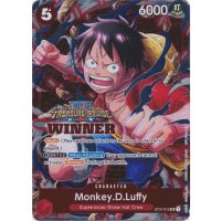 モンキー・D・ルフィ TREASURE CRUISE WINNER PSA10 ONE PIECE CARD GAME MONKEY.D.LUFFY ST01-012 SR TREASURE